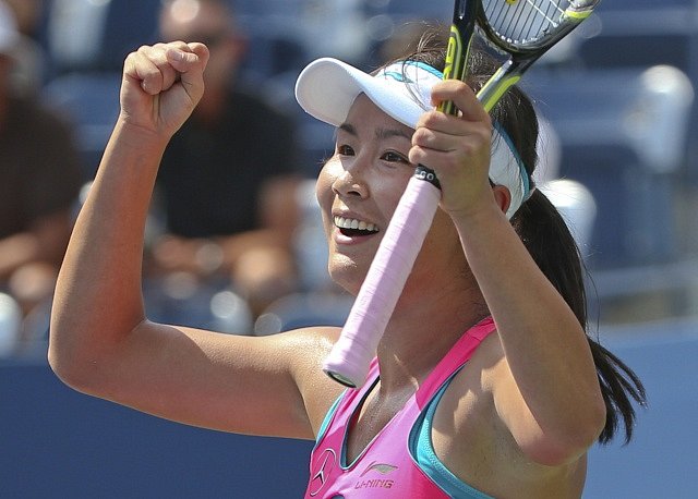 Čínská tenistka Pcheng Šuaj na US Open.