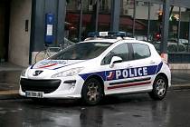 Vůz francouzské policie. Ilustrační foto