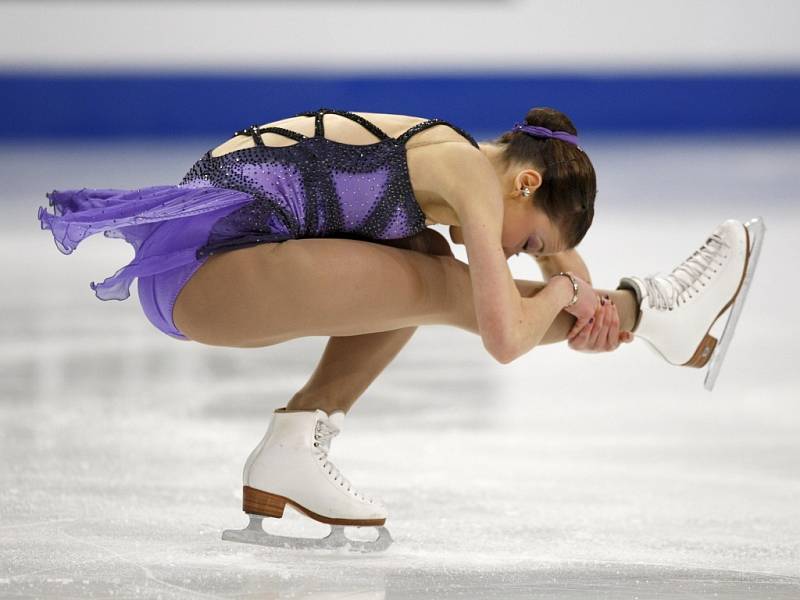 Finská krasobruslařka Laura Lepistöová během krátkého programu. 