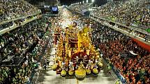 Karneval v brazilském Rio de Janeiru