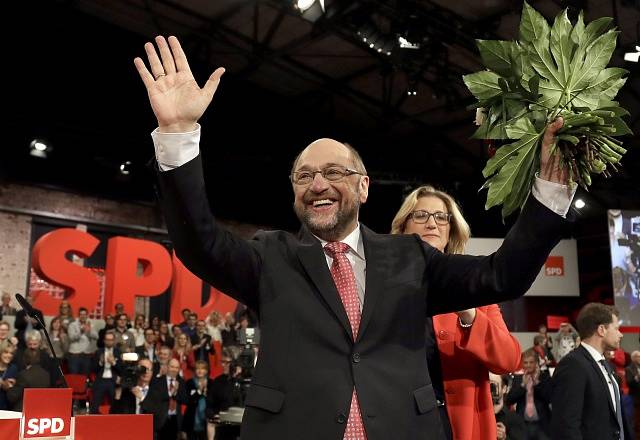Německá sociální demokracie si dnes do svého čela zvolila bývalého šéfa Evropského parlamentu Martina Schulze.