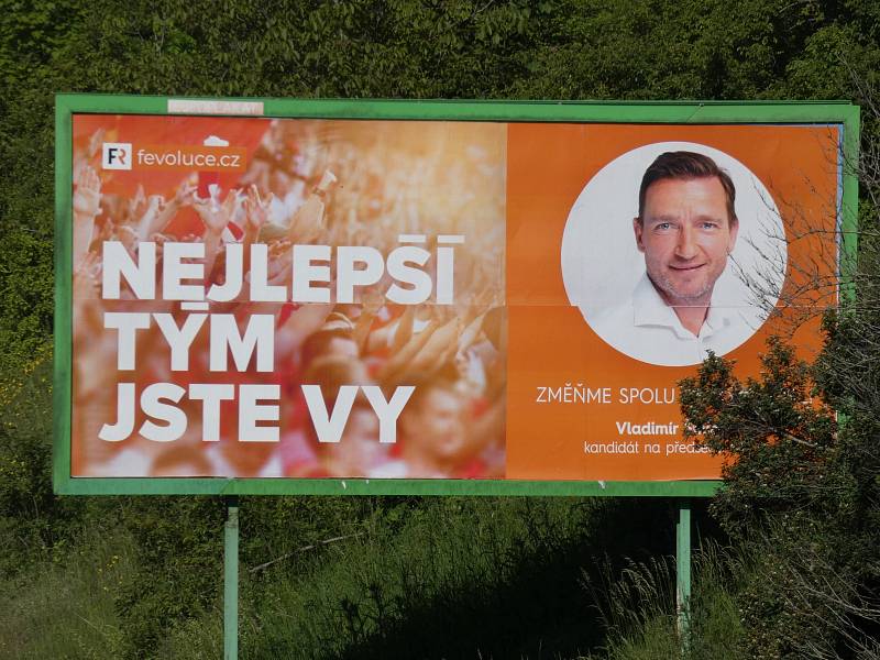 Billboardová kampaň Vladimíra Šmicera, Praha-Stodůlky