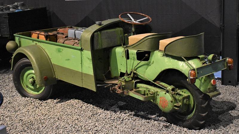 Unikátní vůz je v originálním stavu součástí expozice Muzea nákladních vozů Tatra v Kopřivnici