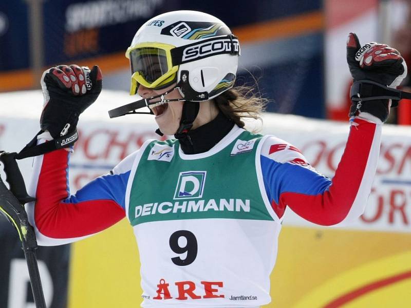 Francouzka Sandrine Aubertová vyhrála poslední slalom sezony.