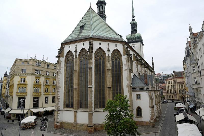 Brno 14.5.2020 - Kostel sv. Jakuba Staršího na Jakubském náměstí