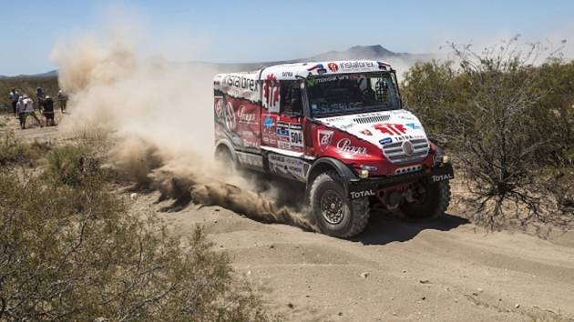 Aleš Loprais na Rallye Dakar 2014.