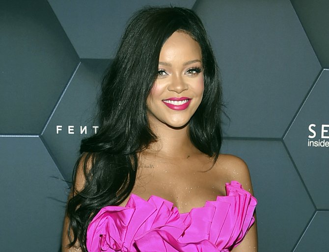 Zpěvačka Rihanna.