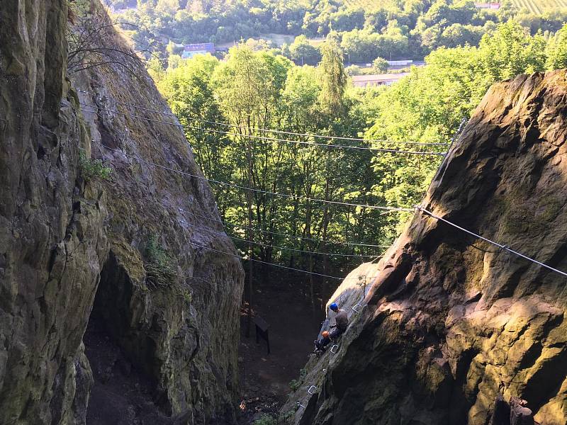 Ferrata Slánská hora