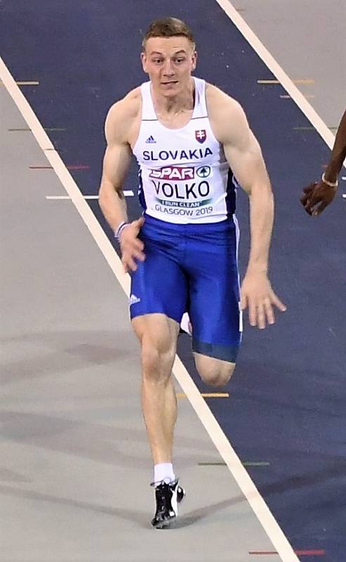 Ján Volko na halovém mistrovství Evropy v Glasgow