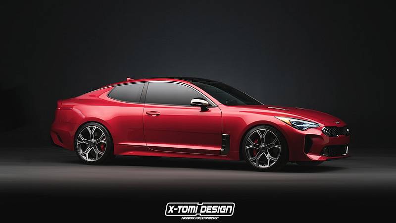 Kia Stinger jako kupé.