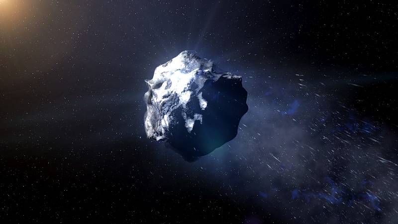 Mezihvězdá kometa 2I/Borisov, která se dostala do naší Sluneční soustavy.