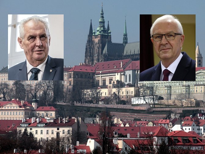 Miloš Zeman (vlevo) a Jiří Drahoš. Kdo usedne na Pražském hradě?