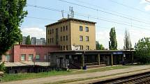 Dnešní podoba železniční zastávky Brno-Židenice