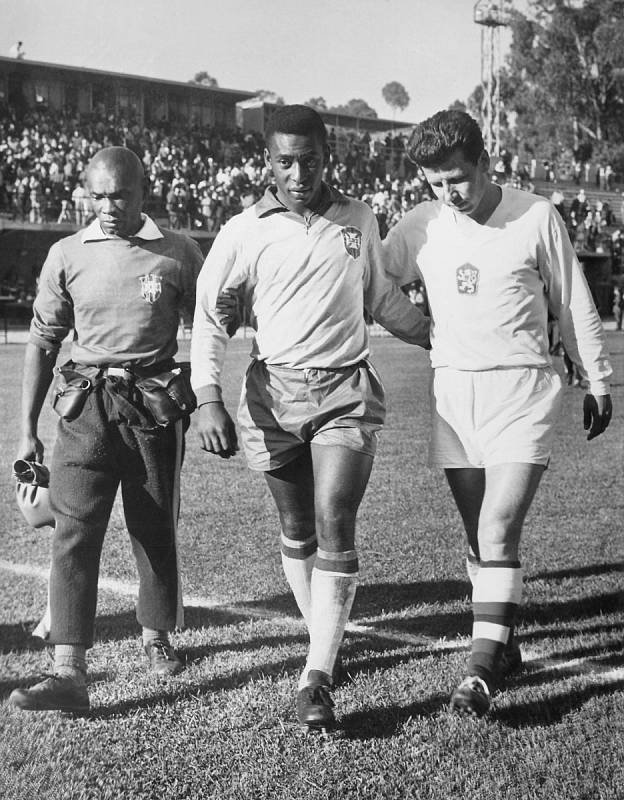 Pelé a Josef Masopust v roce 1962.