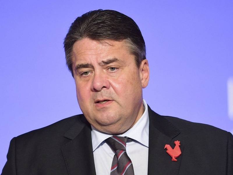 Německý vicekancléř a předseda vládní sociální demokracie Sigmar Gabriel.