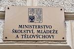 Ministerstvo školství, mládeže a tělovýchovy v Karmelitské ulici v Praze.