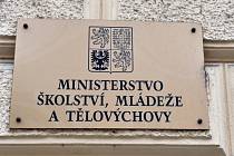 Ministerstvo školství, mládeže a tělovýchovy v Karmelitské ulici v Praze.