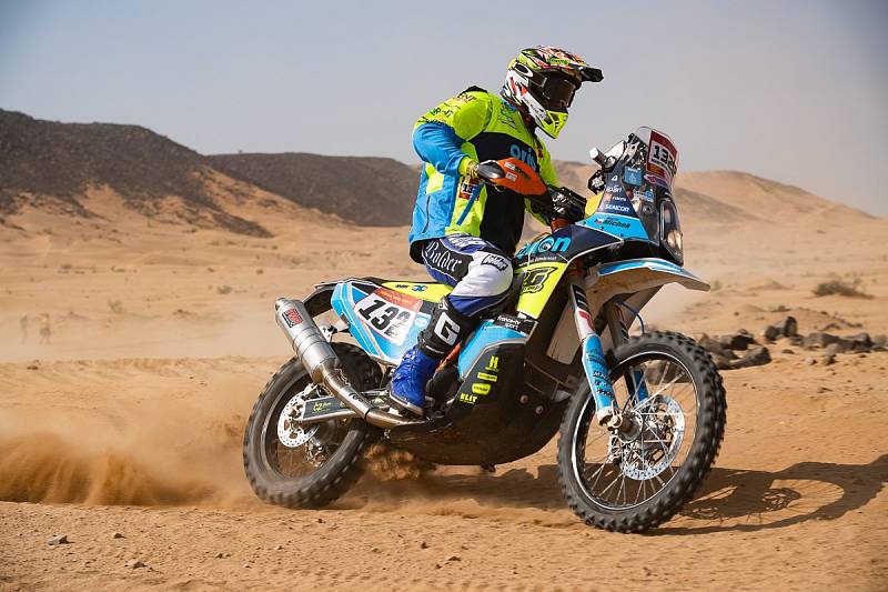 Motocyklový jezdec Martin Michek na Rallye Dakar 2020