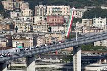 Slavnostní otevření nového nového dálničního mostu v italském Janově, 3. srpna 2020
