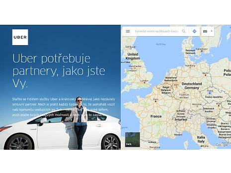 Google se dohodl na využívání svých map s firmou Uber