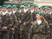 Slavnostní přísaha vojínů základní vojenské služby v Lipníku nad Bečvou. Ilustrační foto.