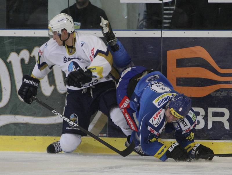 Kometa v boji o druhou extraligovou příčku vyprovodila Kladno jednoznačně 4:0.