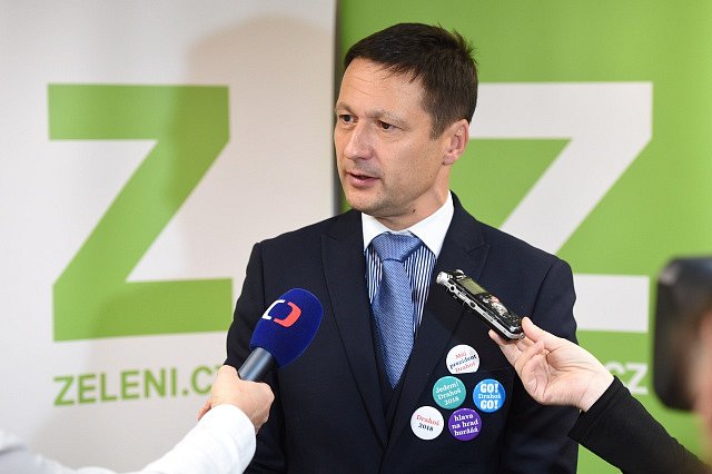 Předseda Strany zelených Petr Štěpánek.