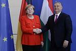 Viktor Orbán a Angela Merkelová