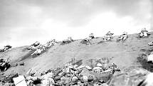 Námořní pěchota na plážích Iwodžimy