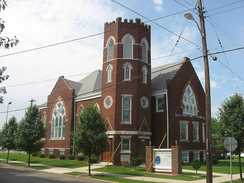 Kostel z roku 1909 ve West Terre Haute ve své dnešní podobě