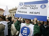Stávka učitelů v Praze