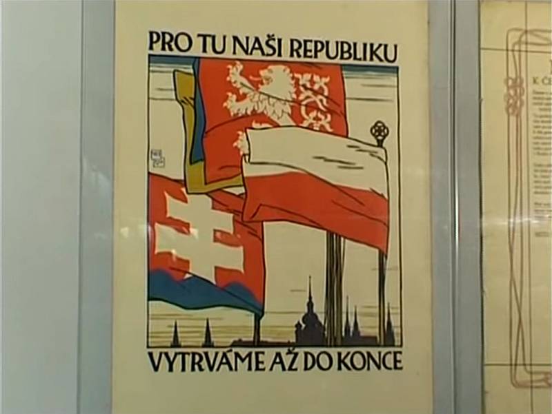 Český lev byl zásadní součástí symboliky československých legií, bojujících během 1. světové války za vznik nezávislého Československa