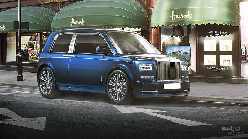 Rolls-Royce. Hranatá krabička do značky definující luxus nakonec ve srovnání s ostatními nevypadá zas tak špatně. Možná trochu připomíná malinká Kei auta z Japonska.