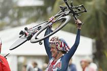 Legenda. Kristin Armstrongová vyhrála potřetí za sebou olympijskou časovku.
