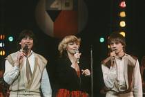 Hvězdy 80. let (zleva): Stanislav Hložek, Hana Zagorová, Petr Kotvald