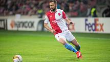 SK Slavia Praha vs. KRC Genk. Na snímku Josef Hušbauer.