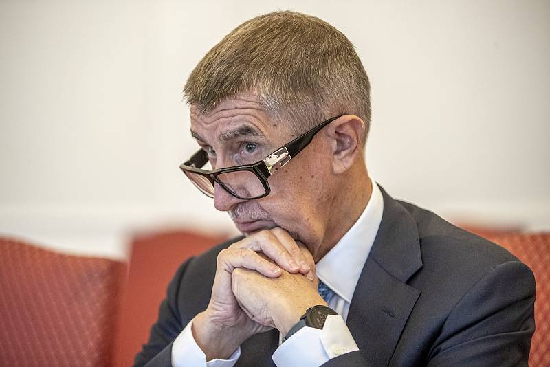 Premiér Andrej Babiš poskytl 16. června 2020 rozhovor Deníku