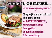 Zapojte se s regionálním Deníkem a Sedlčanským do soutěže o LOTUSGRILL, příslušenství ke grilu a Sedlčanské Hermelíny.