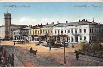 Ukrajinské, dříve haličské město Kolomyja.