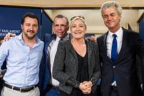 MARINE LE PENOVÁ, MATTEO SALVINI, GEERT WILDERS, HARALD VILIMSKY