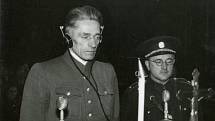 Karl Hermann Frank před Lidovým soudem v Praze, 21. května 1946