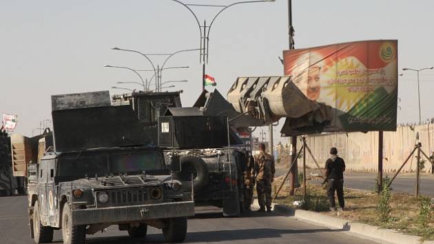 Irácká armáda vtrhla do Kirkuku.