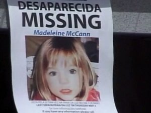 Pohřešovaná britská holčička Madeleine McCannová.