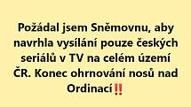 Proč vztahovat povinný podíl české produkce jen na potraviny a neposílit ho i jinde, ptají se vtipálci