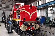 Oprava ozubnickové lokomotivy T426.003 přezdívané „Rakušanka“.