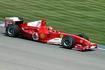 Michael Schumacher během Velké ceny USA 2004