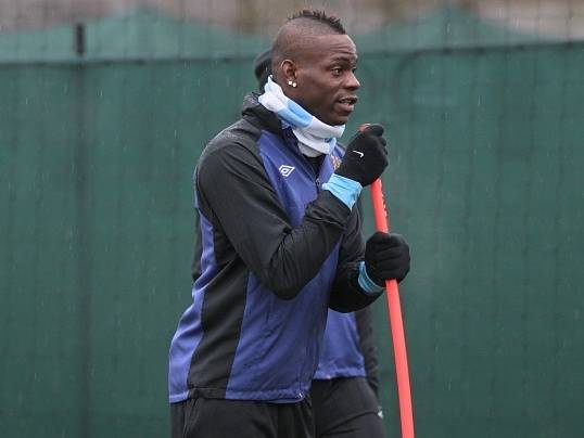 Mario Balotelli z AC Milán.