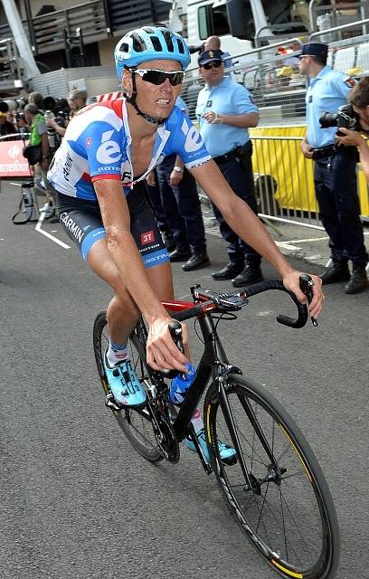 17. etapa Tour de France: Johan Vansummeren na trati