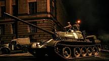 Ruské tanky v českých ulicích