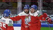 Čeští hokejisté nastoupili ve druhém utkání skupiny proti Švédsku.